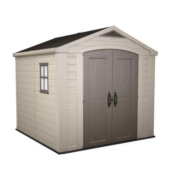 Keter Factor 8x8 Beige - Casetta da Giardino - Con...