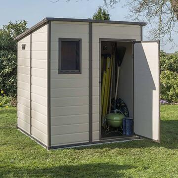 Casetta Manor Pent beige 6x6 porta attrezzi - Keter