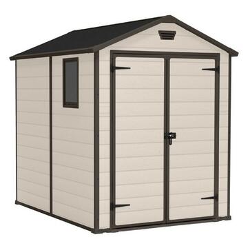 Casetta Manor 6x8 beige porta attrezzi da giardino - Keter Marino fa Mercato