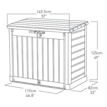 Keter - Porta attrezzi da giardino - Store It Out Max... - Marino fa Mercato