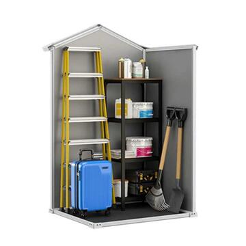 Keter Manor Grigia 4x3 - Casetta da Giardino - 94x129... - Marino fa Mercato