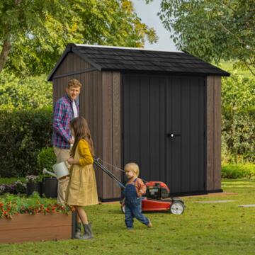 Keter Apex 757/775 Walnut Noce - Casetta da Giardino... - Marino Fa Mercato