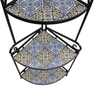 Fioriera Angolare Maiolica da Esterno in Ferro e Piani... - Marino Fa Mercato