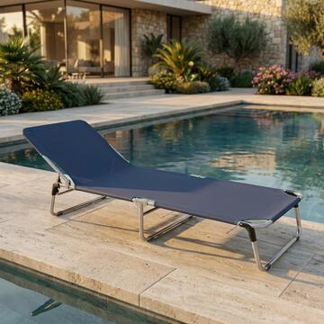 Brandina Pieghevole Blu con 3 Gambe e Maniglia 60x180... - Marino Fa Mercato