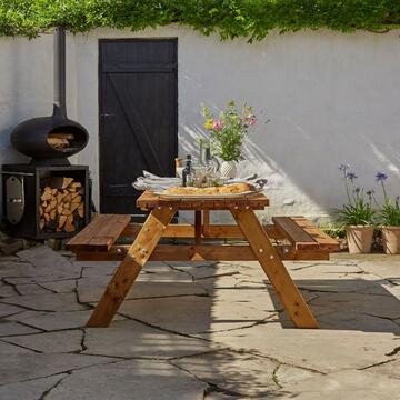 Tavolo da pic-nic classico in legno da giardino con... - Marino fa Mercato