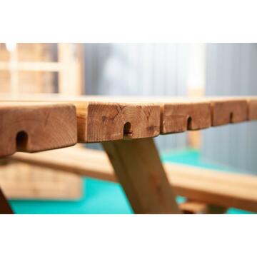 Tavolo da pic-nic classico in legno da giardino con... - Marino fa Mercato