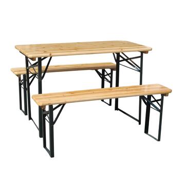 Set Birreria Petit in Legno 117x56 h76 cm - con Gambe...