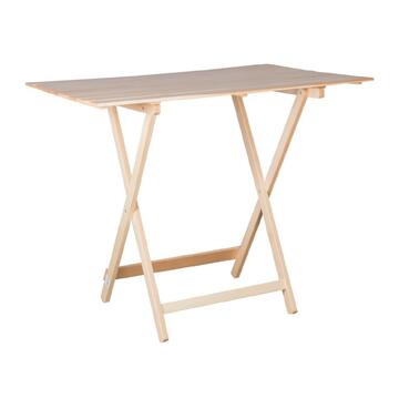 Tavolo da pic-nic in legno naturale pieghevole per esterno 80x60 Marino fa Mercato