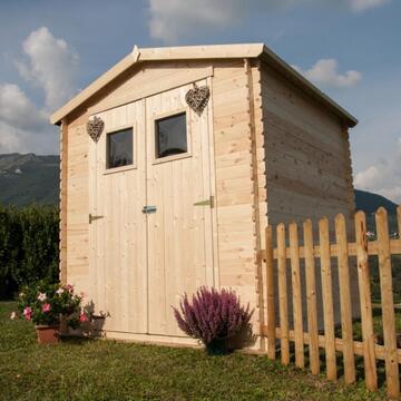 Casetta da giardino in legno Giulia 2x2 - Losa Legnami