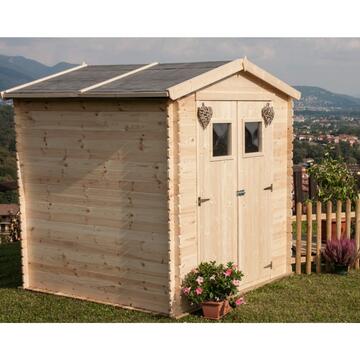 Casetta da Giardino in Legno Giulia 2x2 - Losa Legnami - Marino fa Mercato