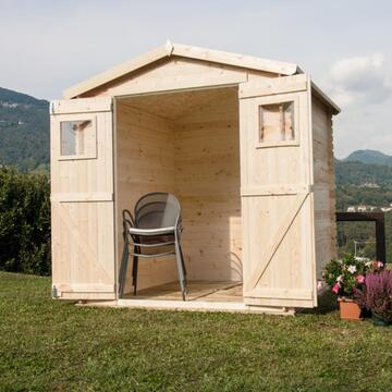 Casetta da Giardino in Legno Giulia 2x2 - Losa Legnami - Marino fa Mercato