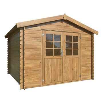 Casetta da Giardino 3x3 mt in Legno di Abete Impregnato... - Marino Fa Mercato