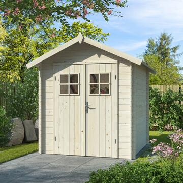 Casetta da Giardino Mila 2x2 mt in Legno Naturale di Abete