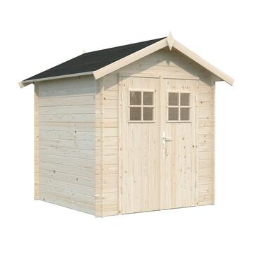Casetta da Giardino Mila 2x2 mt in Legno Naturale di Abete