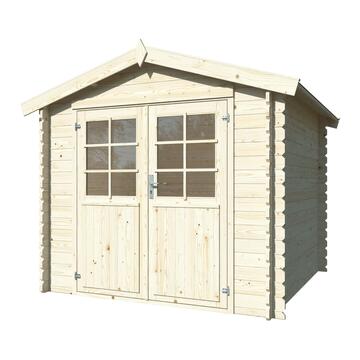 Casetta da Giardino Noemi 2,5x2,5 mt in Legno Naturale di Abete