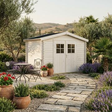 Casetta da Giardino Pilar 3x2 mt in Legno Naturale di Abete
