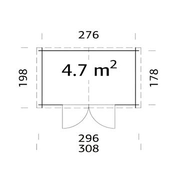 Casetta da Giardino Pilar 3x2 mt in Legno Naturale... - Marino Fa Mercato