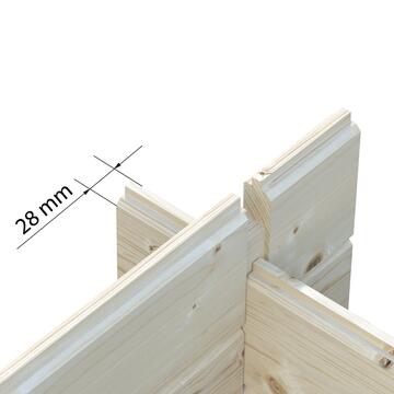 Casetta da Giardino Astrid 3x3 mt in Legno Naturale... - Marino Fa Mercato