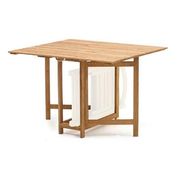Tavolo da esterno in legno Dresda quadrato piegheviole