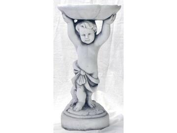 Statua angelo vasca in poliresina. - Marino fa Mercato