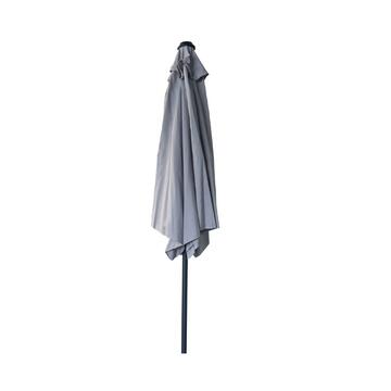 Ombrellone da giardino 2,7x2,7 Linsay in metallo e copertura grigia