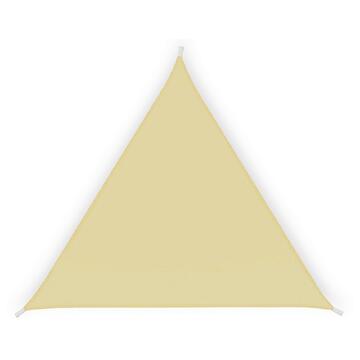 Vela ombreggiante da sole triangolare beige 5x5x5